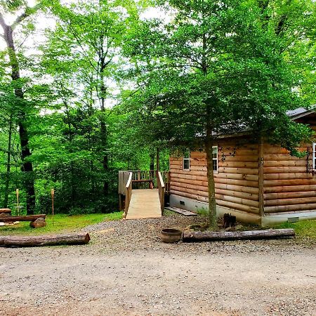Lil' Log At Hearthstone Cabins And Camping - Pet Friendly Helen Bagian luar foto