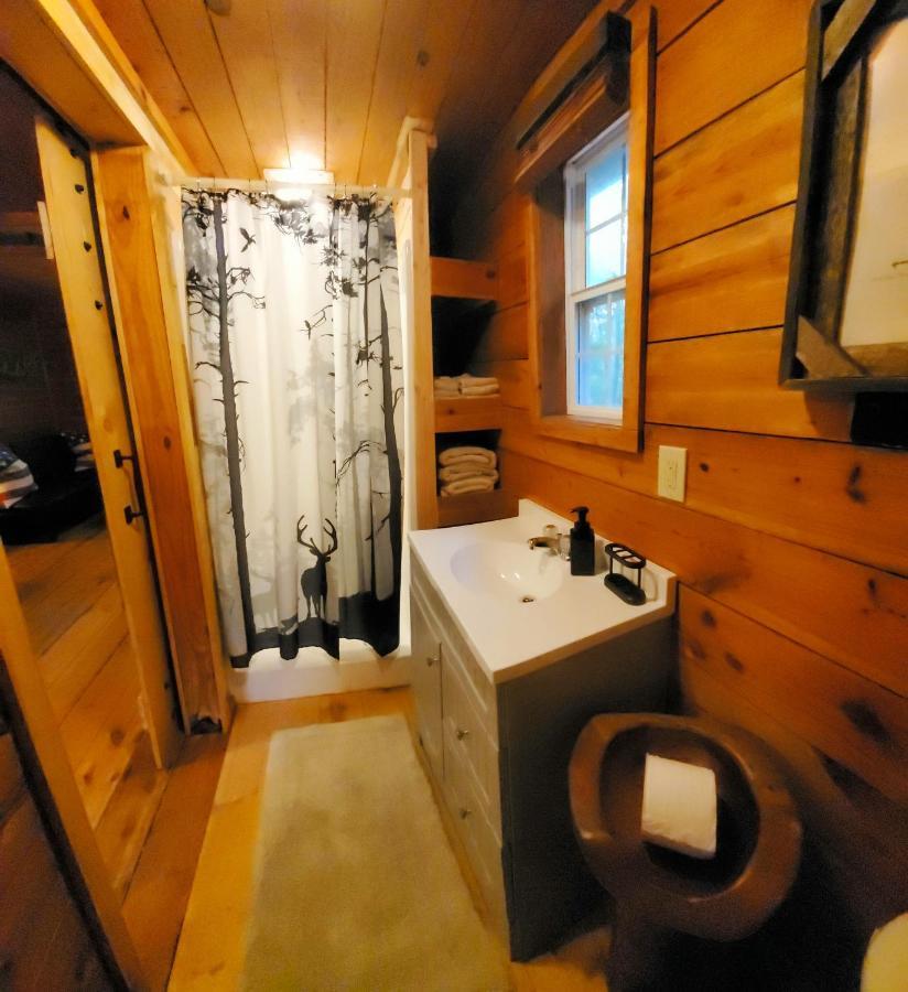 Lil' Log At Hearthstone Cabins And Camping - Pet Friendly Helen Bagian luar foto