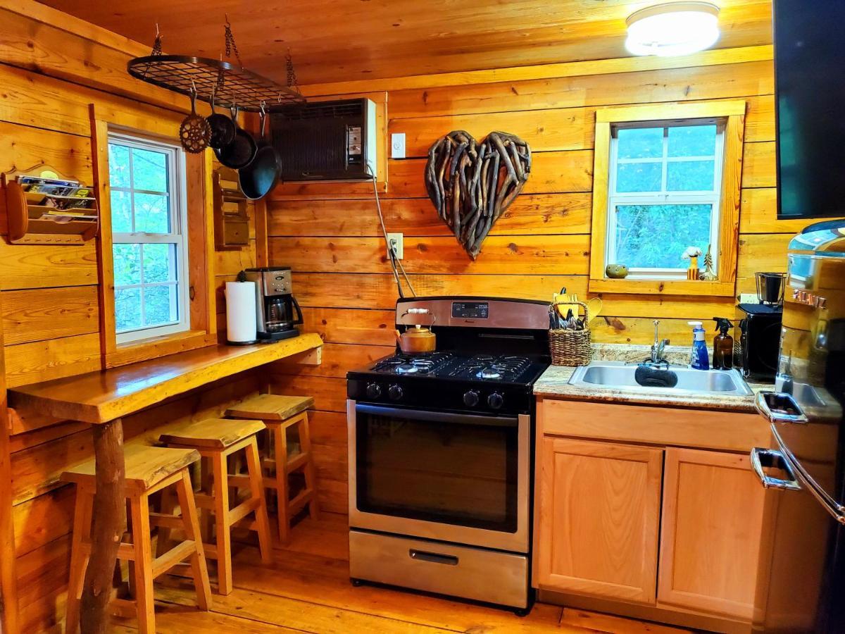Lil' Log At Hearthstone Cabins And Camping - Pet Friendly Helen Bagian luar foto